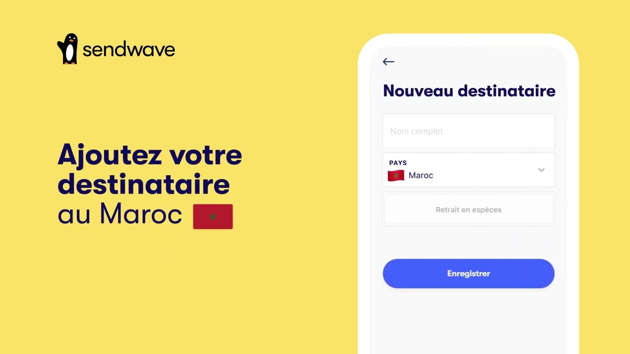 Payer Vos courses avec Send Wave