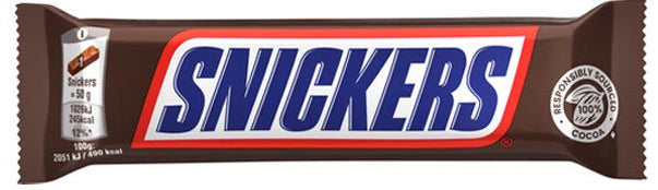 Snickers chocolate bar 50G