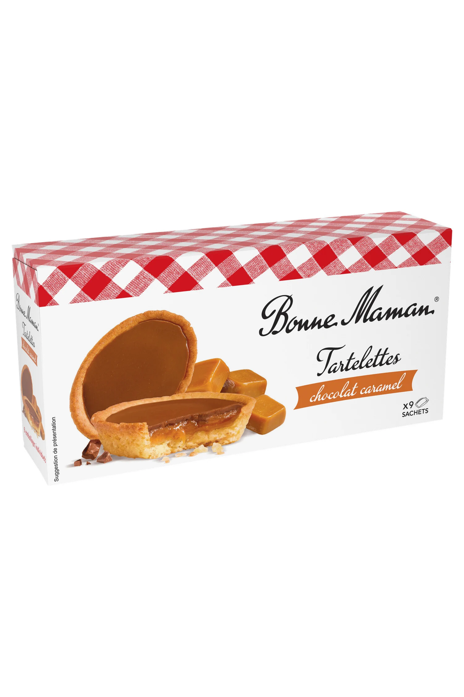 Biscuits Tartelettes Chocolat et Caramel Bonne Maman 135g