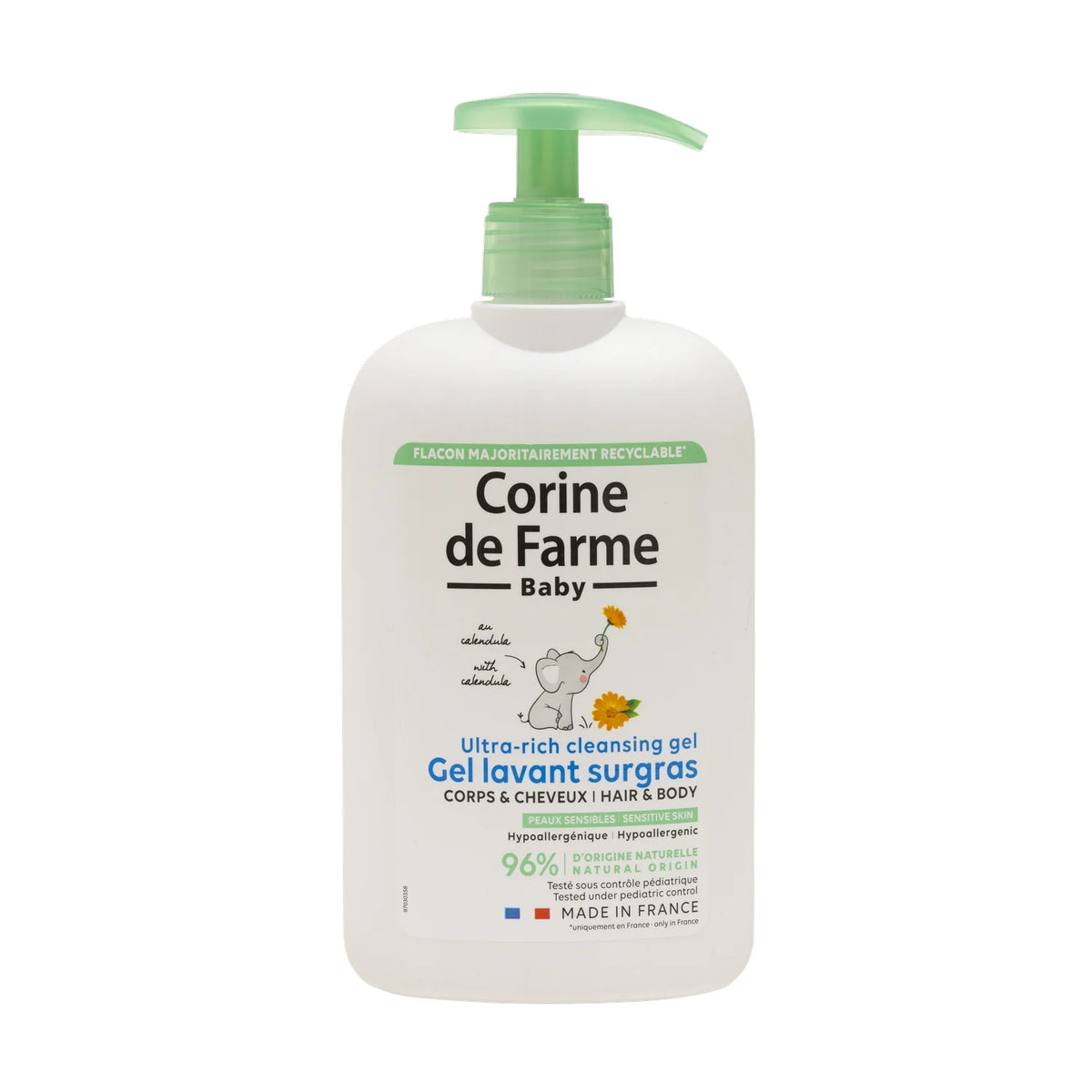 Corine de Farme 500 ml Ultra-Rich Cleansing Gel for Body & Hair