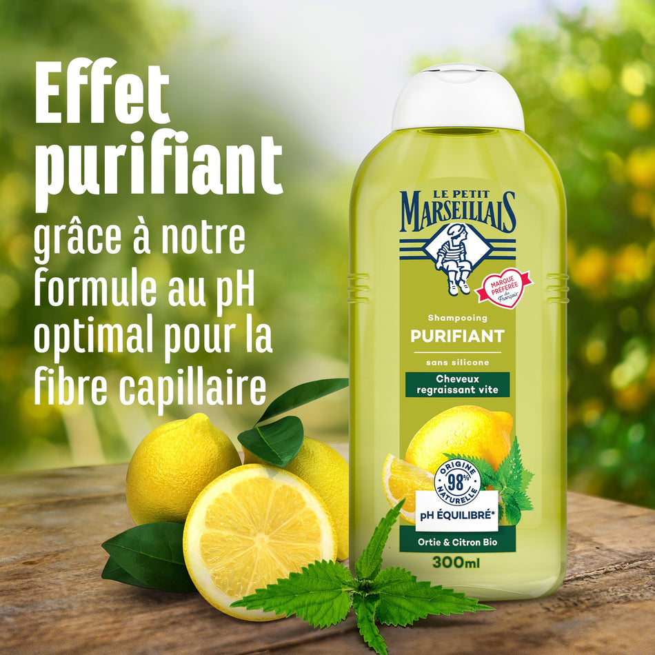 Anti-Dandruff Infusion Shampoo – Purifying & Anti-Dandruff Le Petit Marseillais Organic Citron 250ml