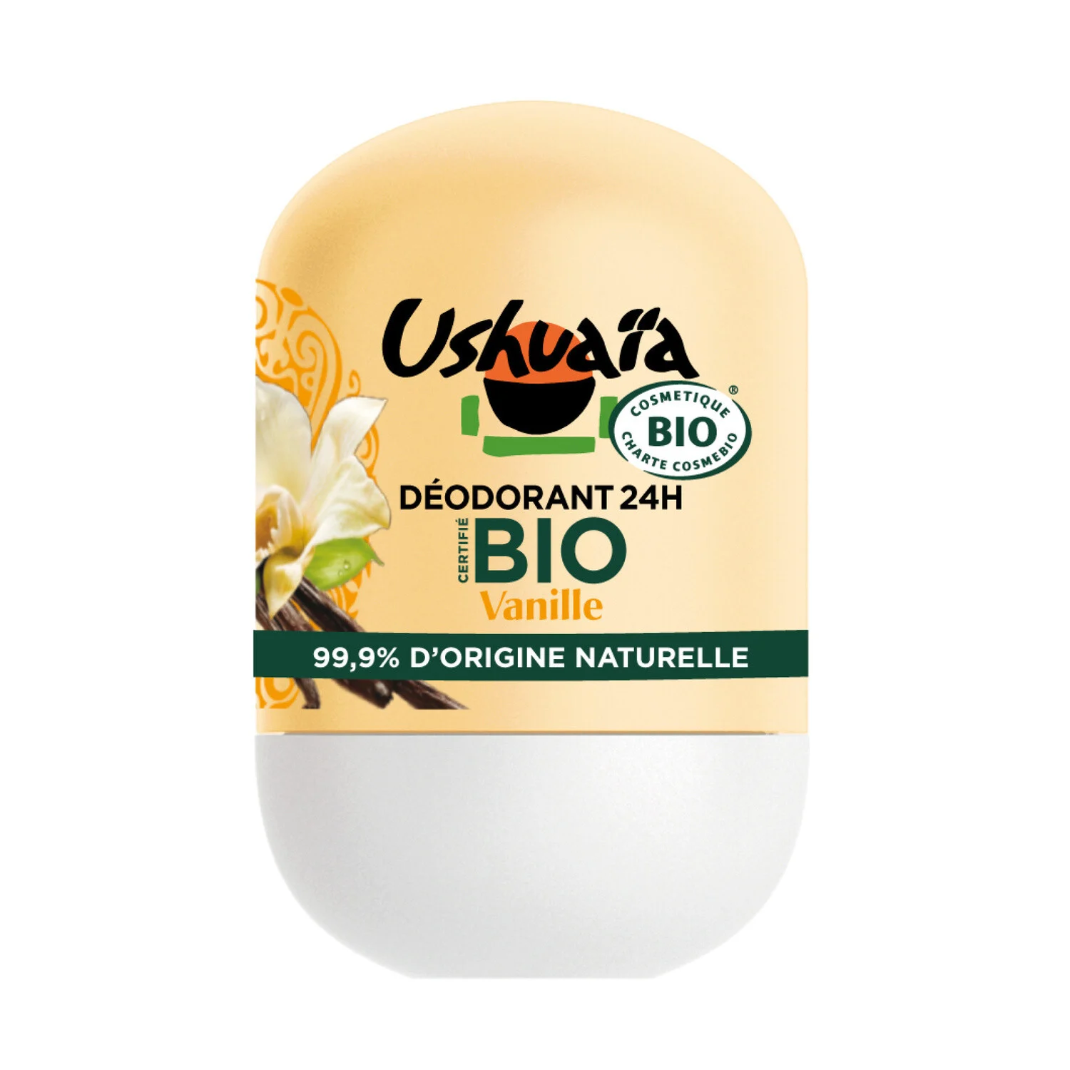 Déodorant Bio Vanille Madagascar  Le Roll-On Ushuaia  50ml