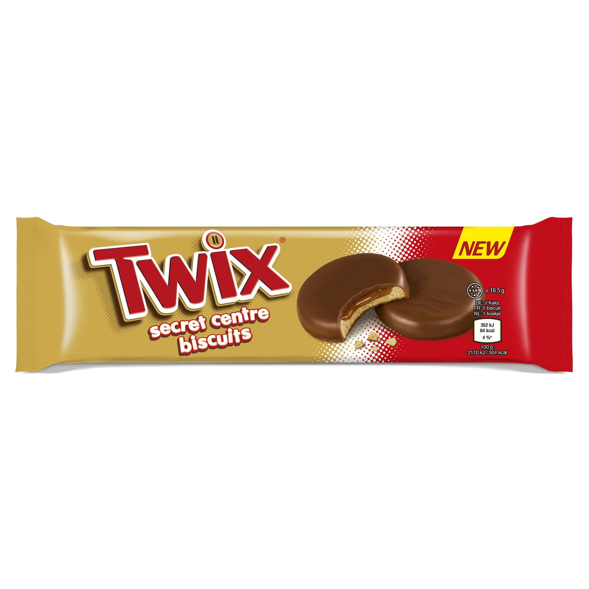 Twix Secret Centre Caramel & Chocolate Filled Cookies 132g