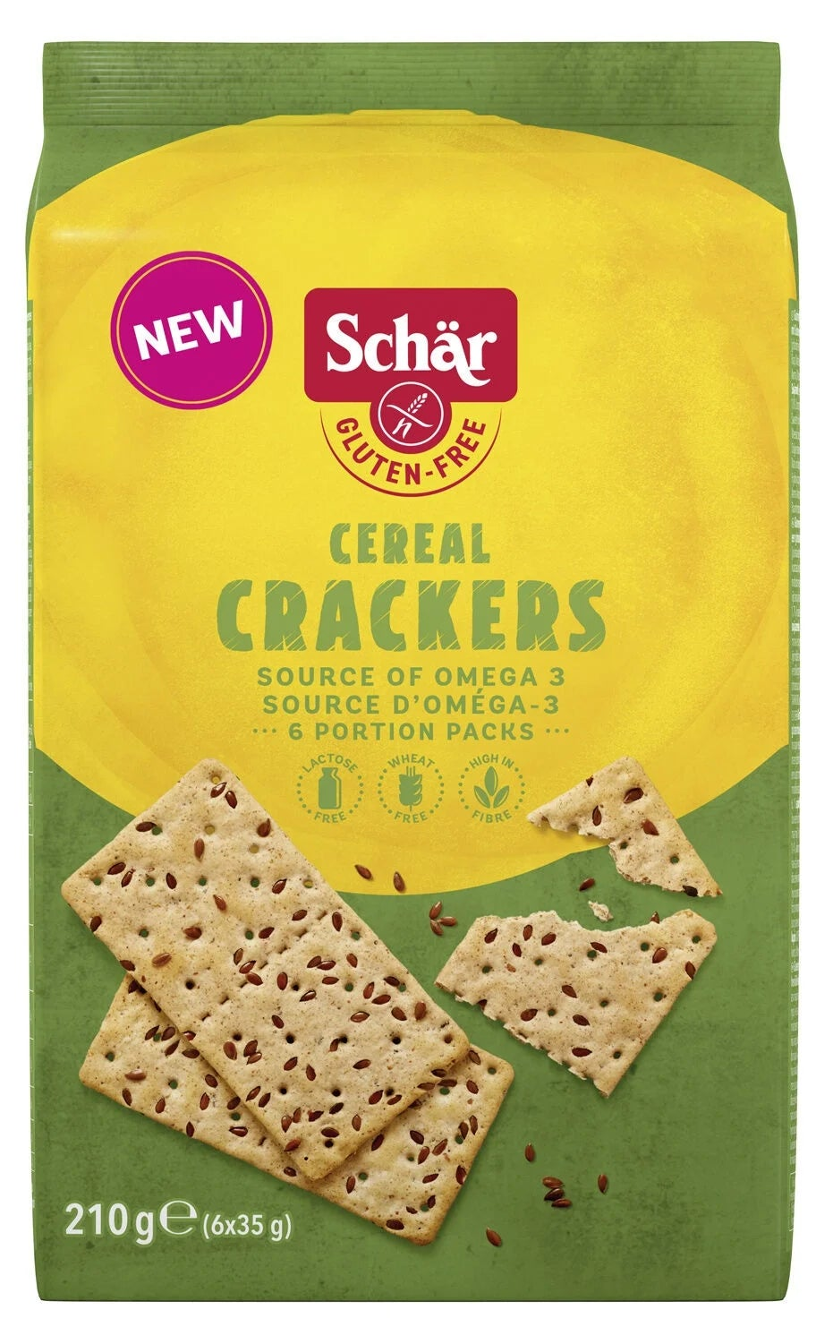 Biscuits salés croustillants Crackers Multicéréales Sans Gluten Schär 210g