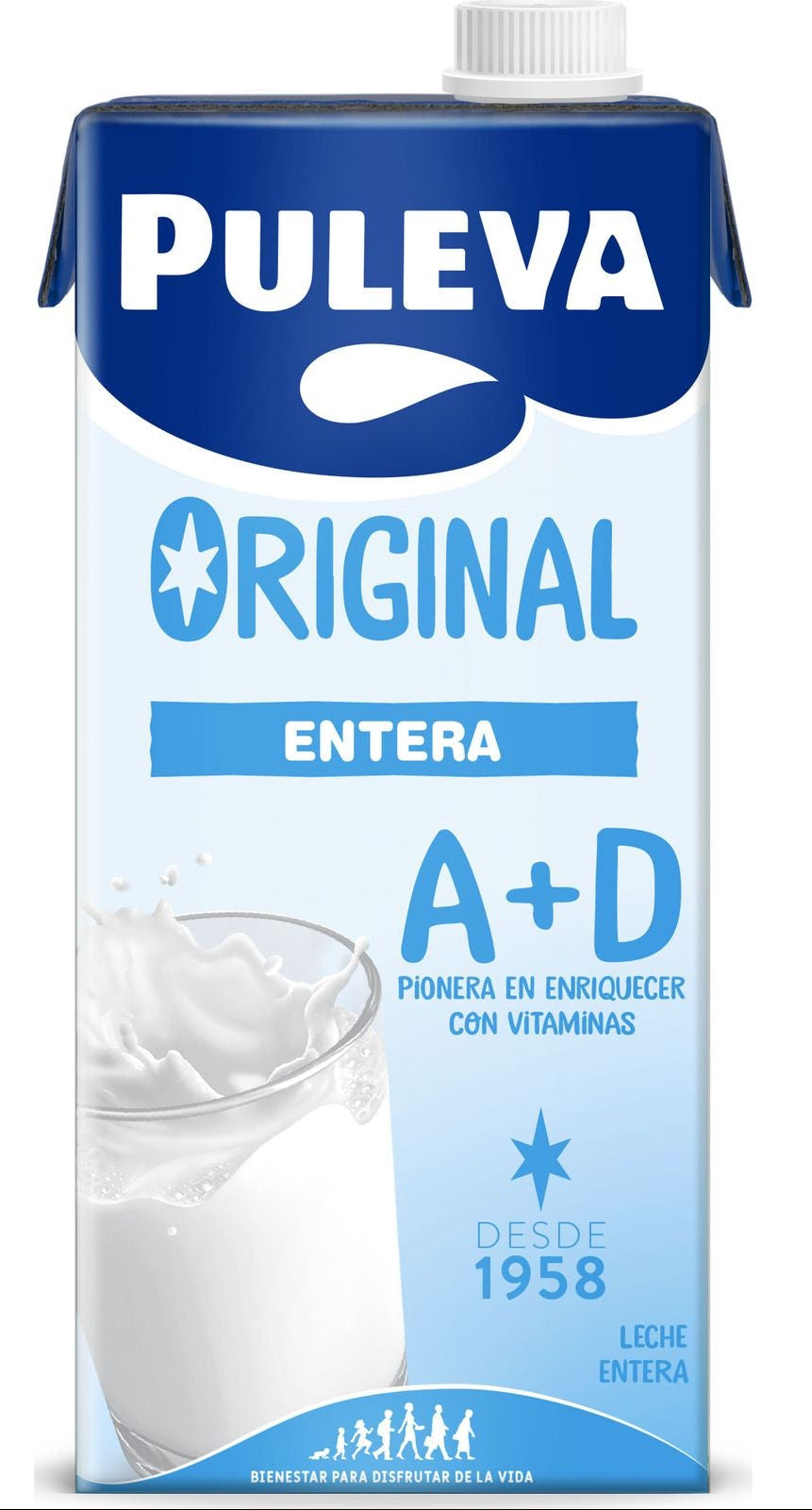 Puleva Whole Milk Carton 1 L