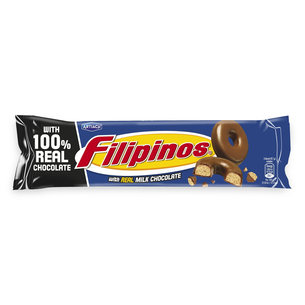 Filipinos Milk Chocolate Covered Shortbread Cookies 120G