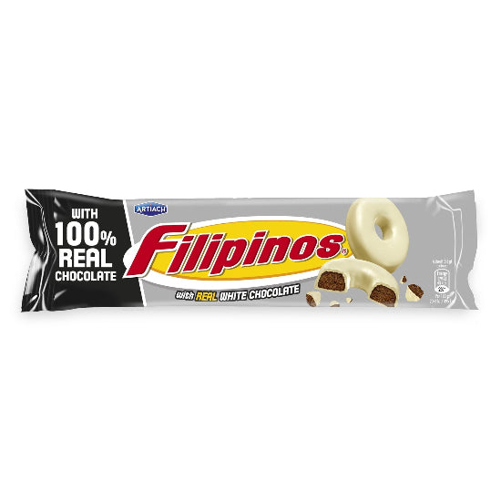 Filipinos White Chocolate Coated Shortbread Biscuits 120g