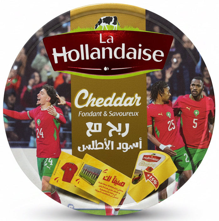 Cheddar Processed Cheese – 8 Portions La Hollandaise