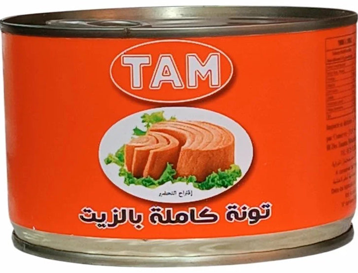 Thon entier à l'huile Tam 400G 1/2