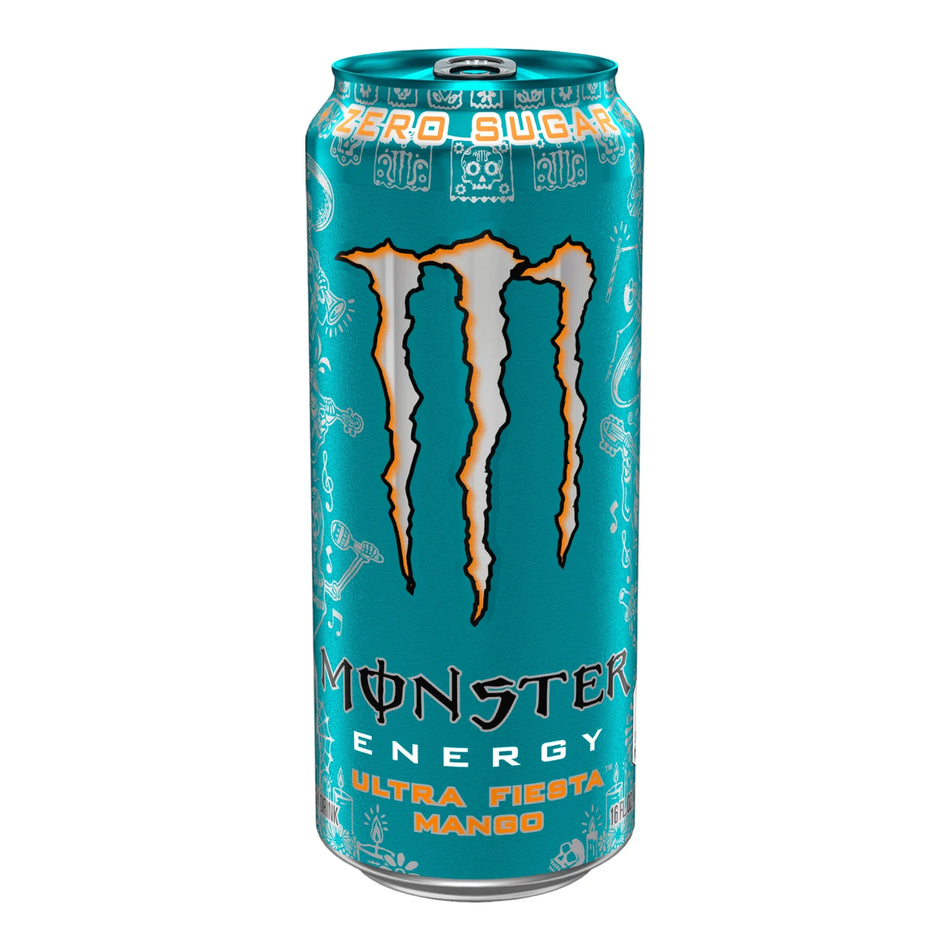 Boisson Énergisante Sans Sucre, ultra fiesta mangue Monster 500Ml