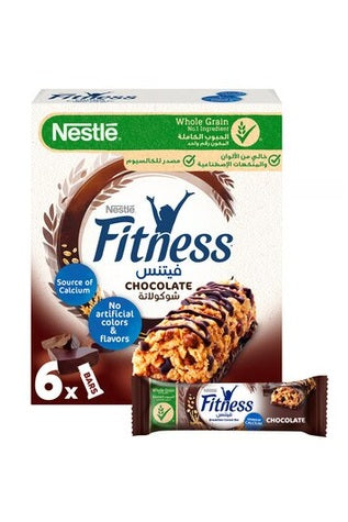 Nestlé Chocolate Fitness Cereal Bar 6x 23.5g