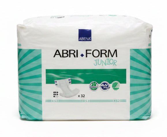 حفاضات الكبار للصغار لمقاومة السلس - مقاس XS2 - 32 قطعة ABENA Slip Junior Premium