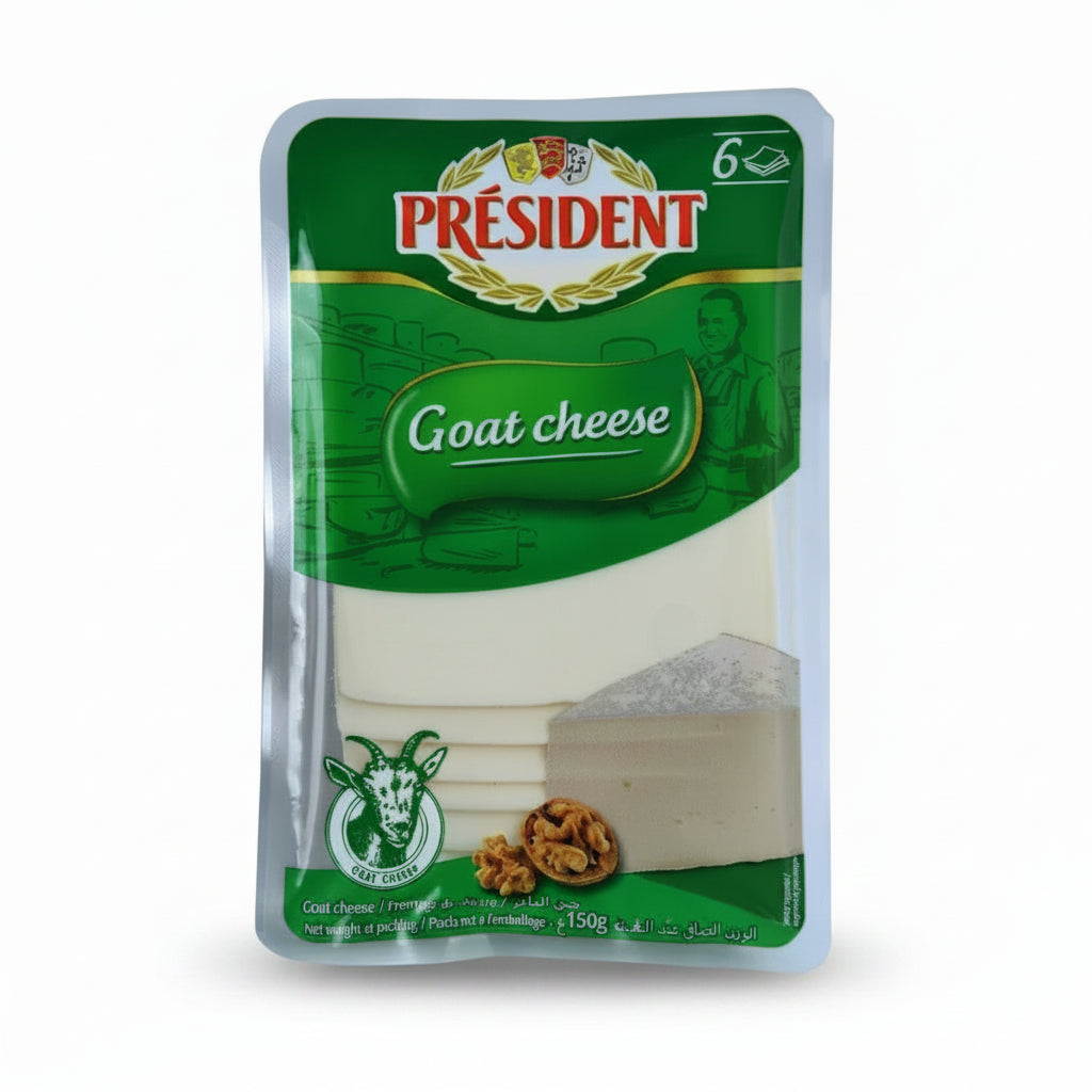 Goat cheese x6 slices 150g - PRÉSIDENT
