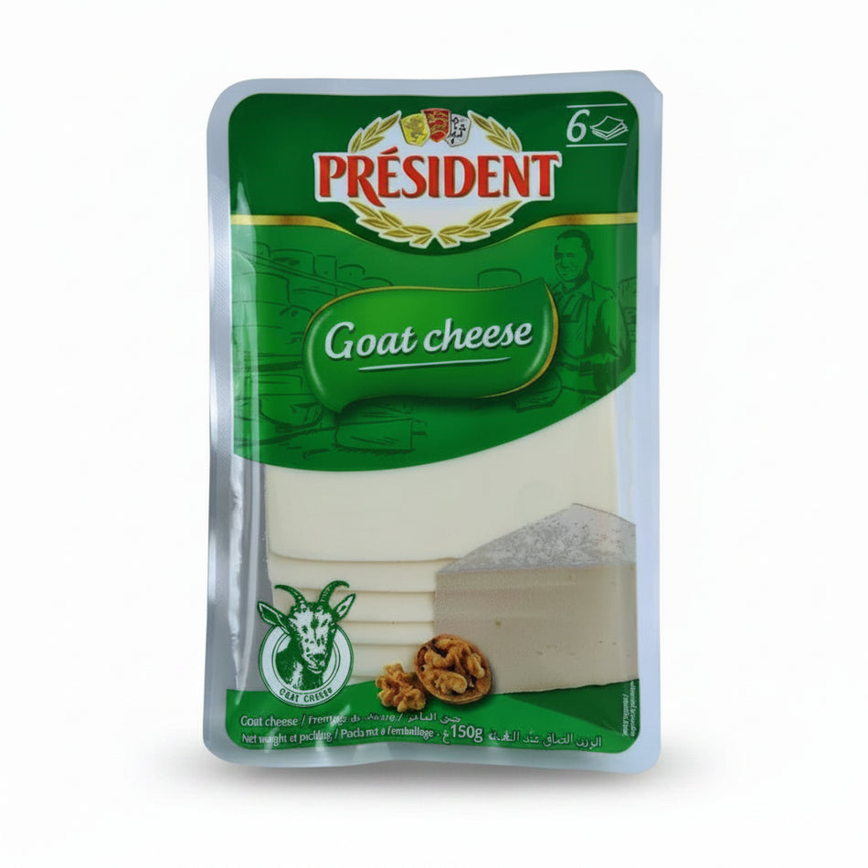 Goat cheese x6 slices 150g - PRÉSIDENT