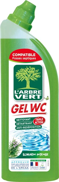 Triple Action Toilet Cleaner Gel Rosemary L'Arbre Vert 740 ml