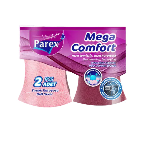 Mega Comfort Nail Protector Sponge Parex – 2-piece pack