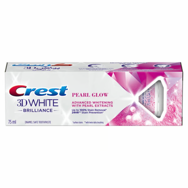 3D White Brilliance Pearl Glow Crest Toothpaste 75ml 