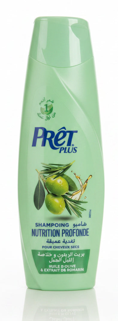 Deep Nourishing Shampoo Olive Oil & Rosemary Prêt Plus 360 ml