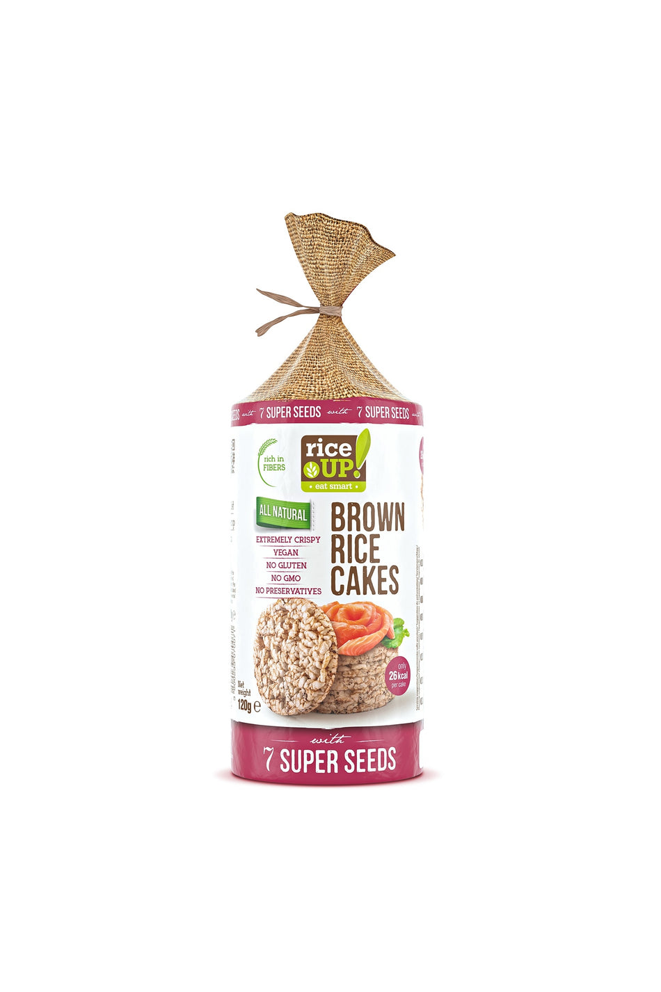 Galettes de Riz 7 SUPER GRAINES Rice Up 120g