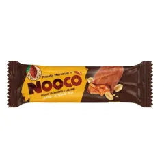Barre Nougat Caramel Cacahuètes 48g  Nooco