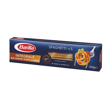 Pâtes Spaghetti Au Blé Complet Intégrale Barilla 500 g