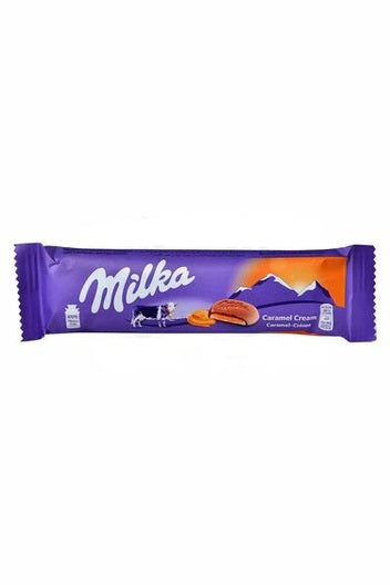 Alpine Milk Chocolate Filled with Caramel and Cream Milka 22g