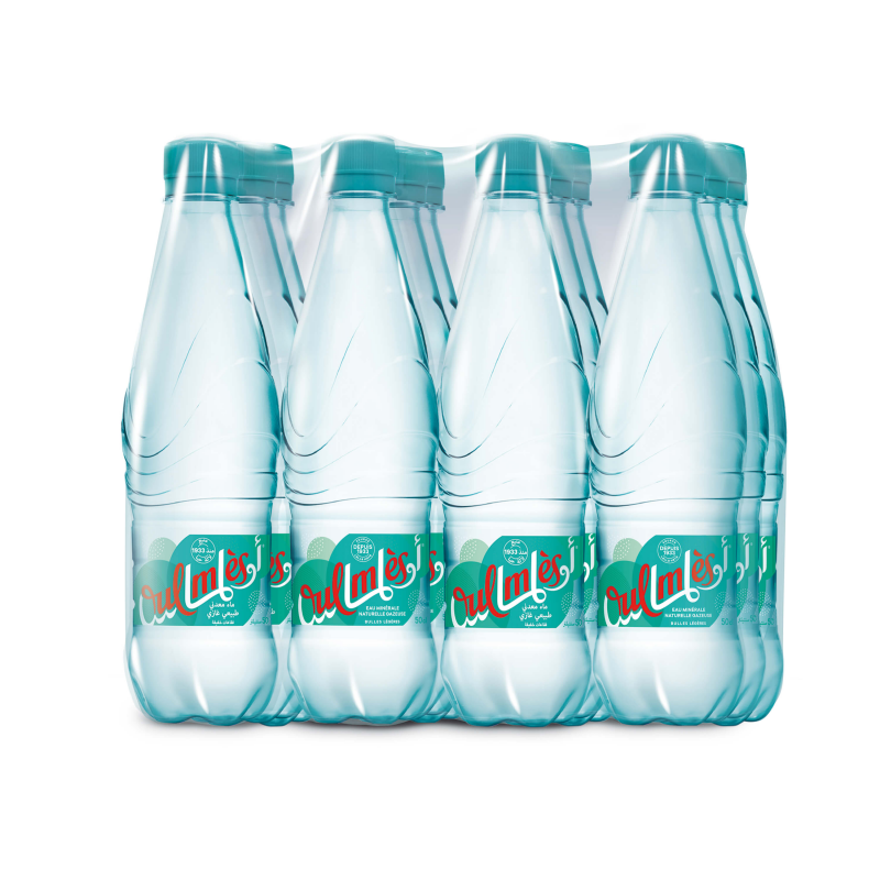 Eau Minérale Naturellement Gazeuse Oulmes Légère 12x50cl