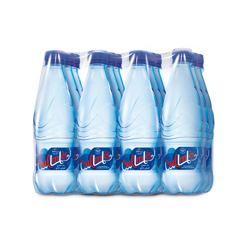 Oulmes Naturally Sparkling Mineral Water 12 x 33cl