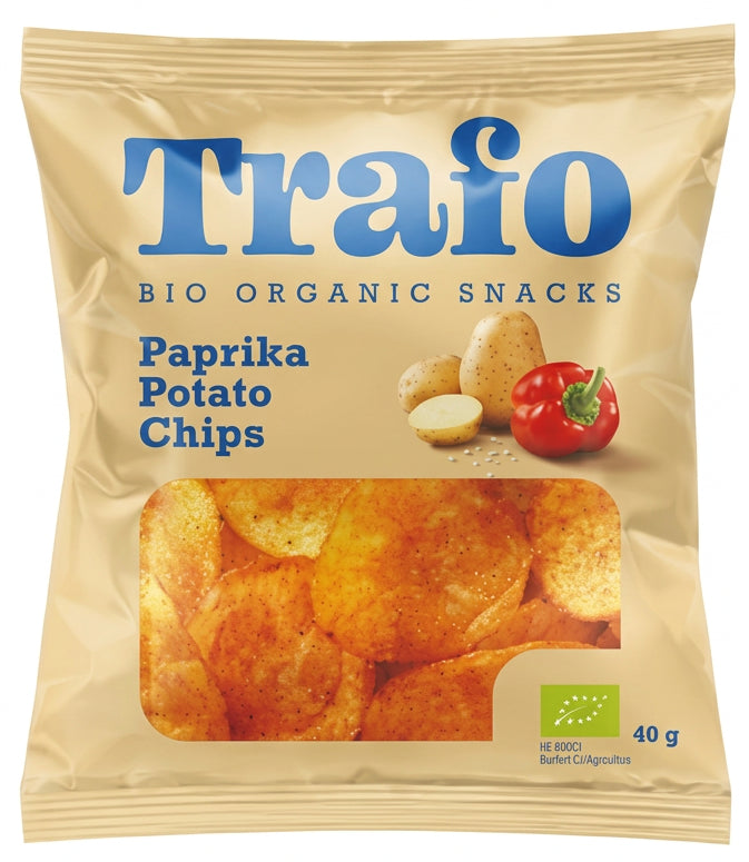 Chips de Pomme de Terre Saveur Paprika TRAFO 40G
