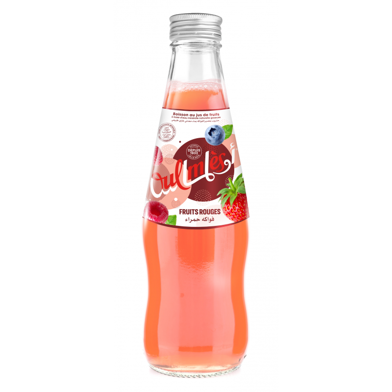 Oulmès Red Berry Sparkling Water 25cl - 12 units