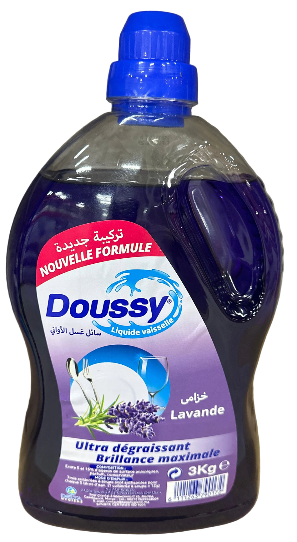 Détergent Lave-Vaisselle Lavande ultra dégraissant brillance maximal Doussy 3kg