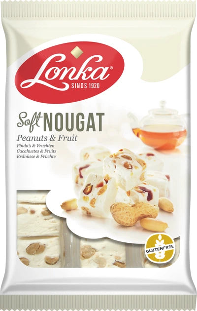 Soft and Gourmet Nougat Lonka Peanut Nougat 220g