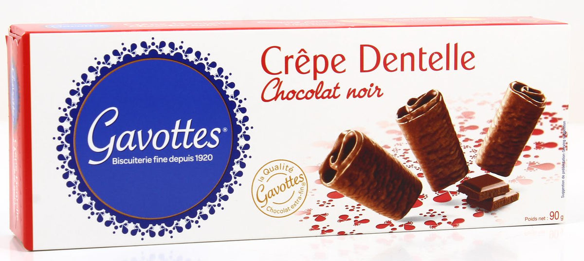 Gavottes Crispy Dark Chocolate Crepes 90g