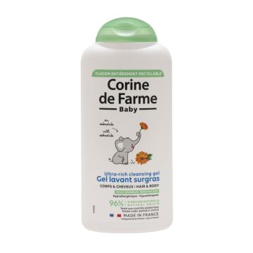 Gel Lavant Surgras Cheveux & Corps Corine de Farme 250 ml