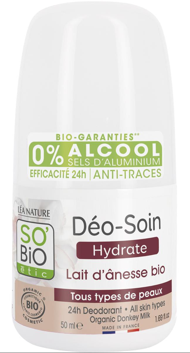Déodorant Douceur au Lait d’Ânesse SO’BIO ÉTIC 50Ml