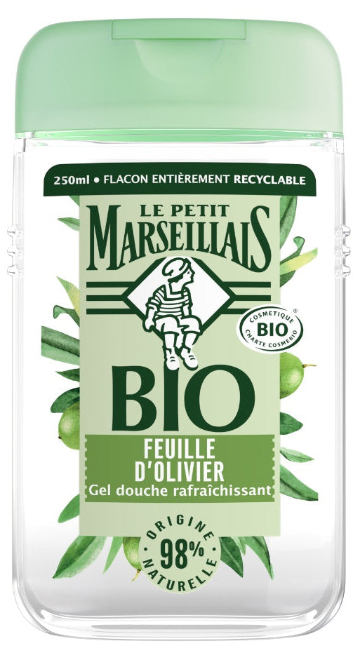 Refreshing Organic Olive Leaves Shower Gel Le Petit Marseillais 250ml