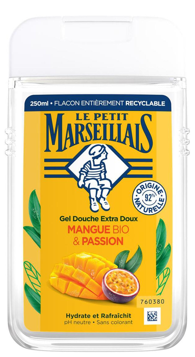 Organic Mango & Passion Fruit Extra Gentle Shower Gel Le Petit Marseillais 250ml