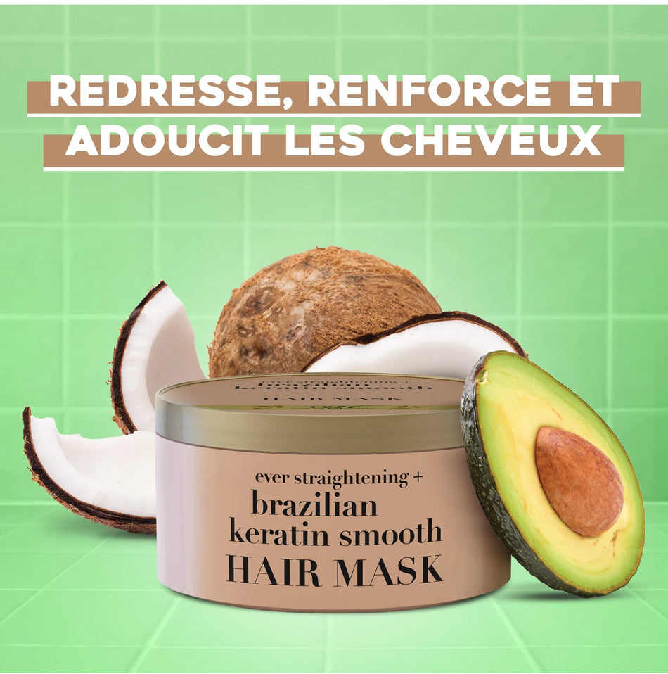 masque capillaire bresilien a la keratine ogx 300ml