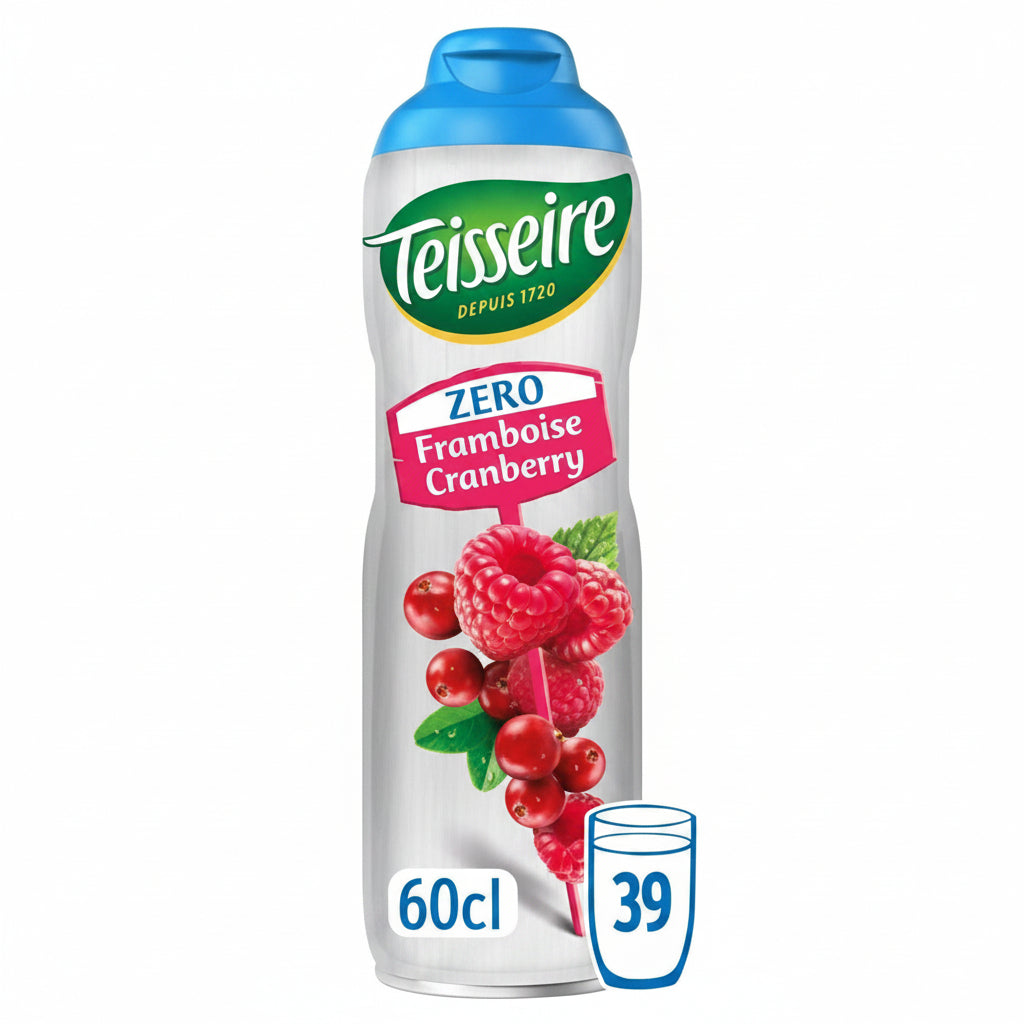 Teisseire Raspberry Cranberry Sugar-Free Syrup 60cl