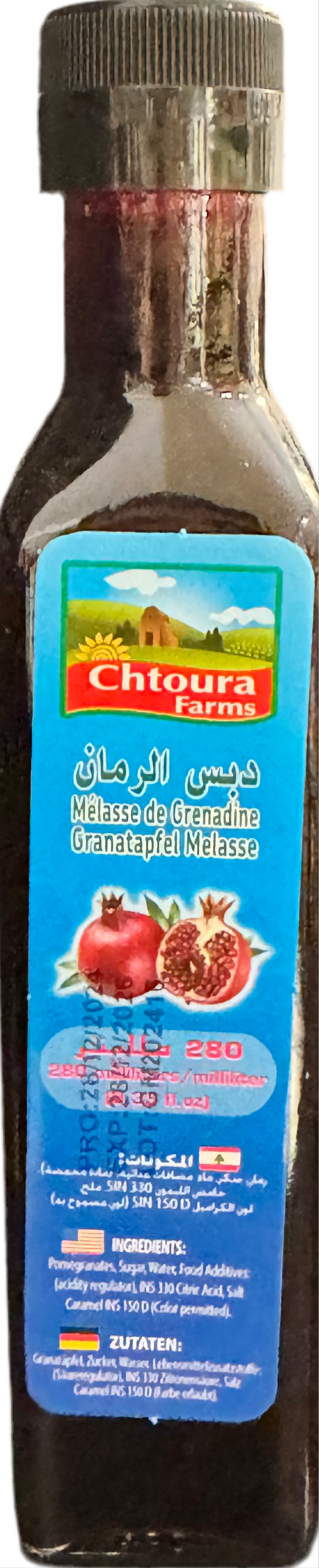 Mélasse Liquide de Grenade Chtoura Frams 280 ml