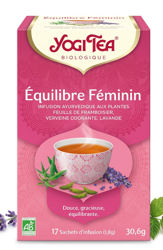 17 sachets Infusion Équilibre Féminin Bio YOGI TEA