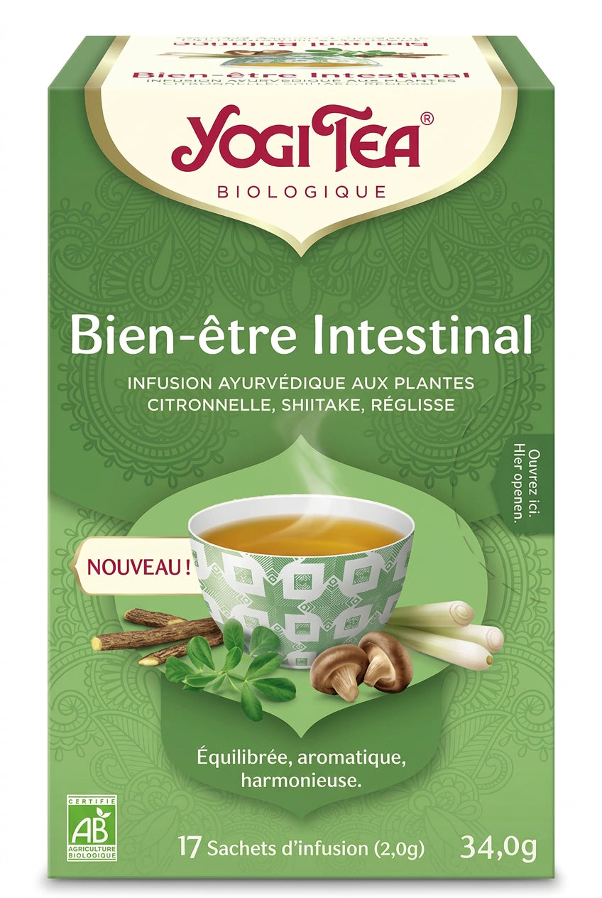 17 كيس من شاي يوغي تي العضوي للهضم (YOGI TEA)