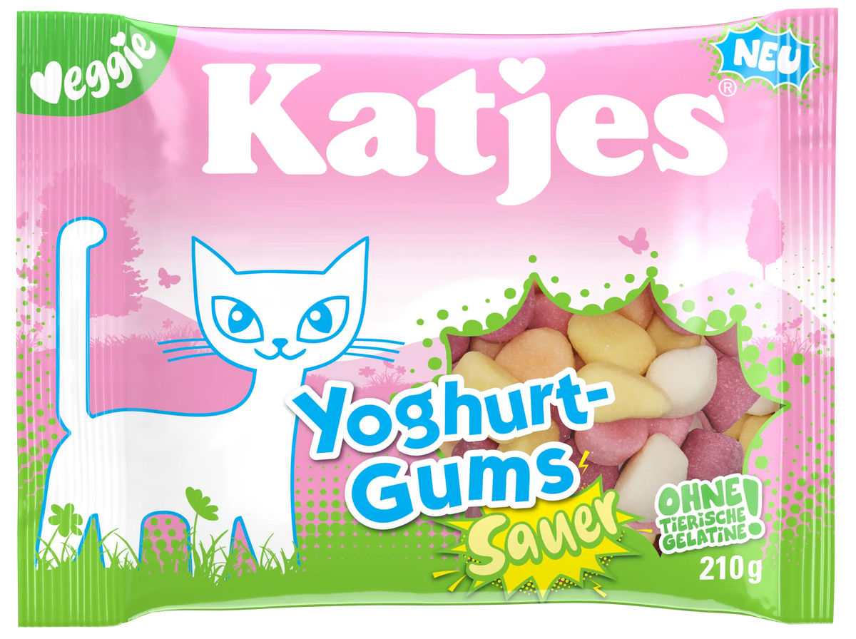 Katjes Yoghurt-Gums Sour Candy 210g