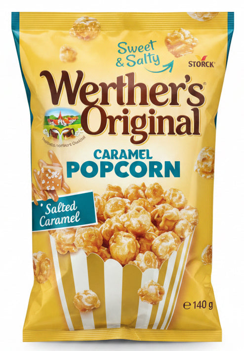 Werther's Original Crunchy Salted Caramel Popcorn 140g
