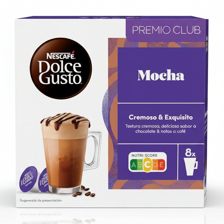 16 Nescafe Dolce Gusto Mocha Capsules
