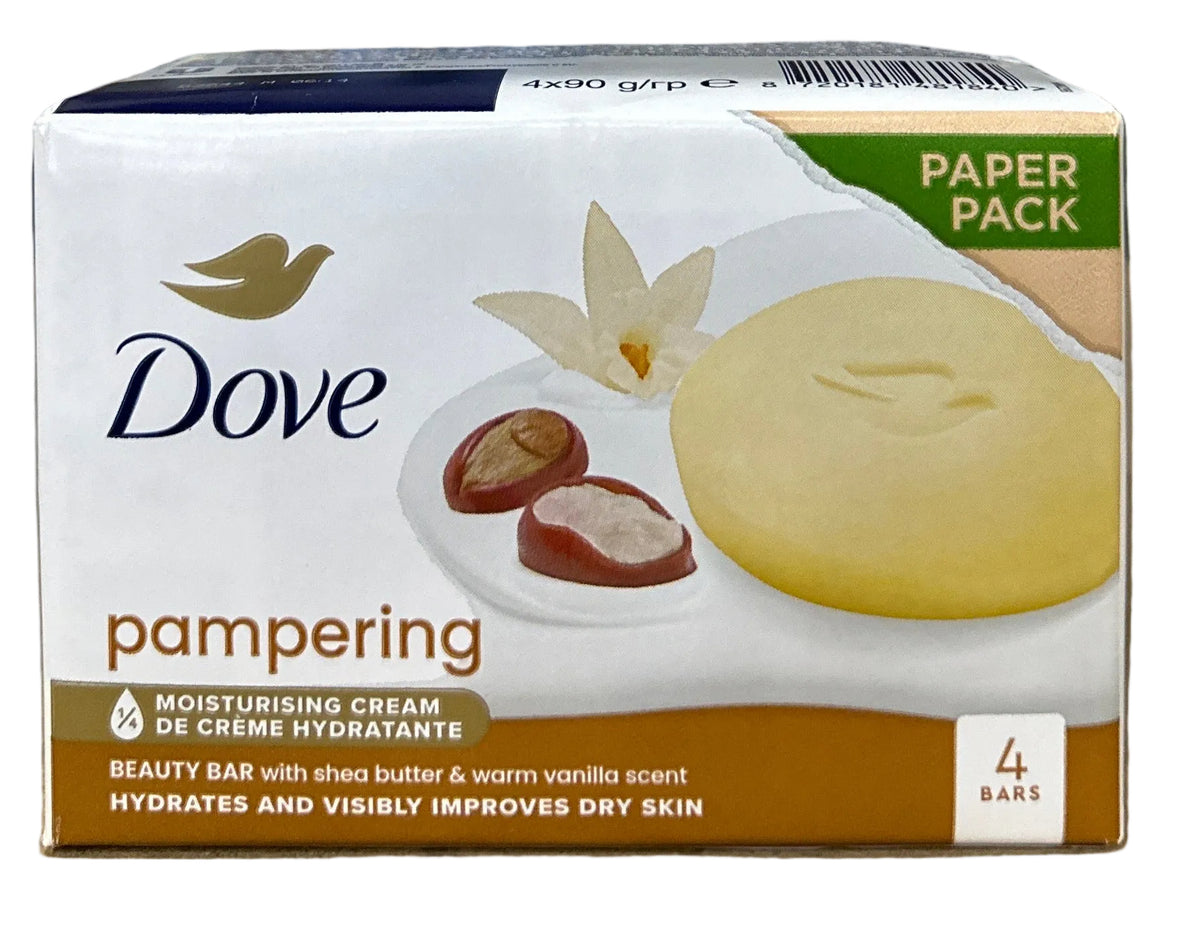 4 Dove Shea Butter Soaps 4x90g