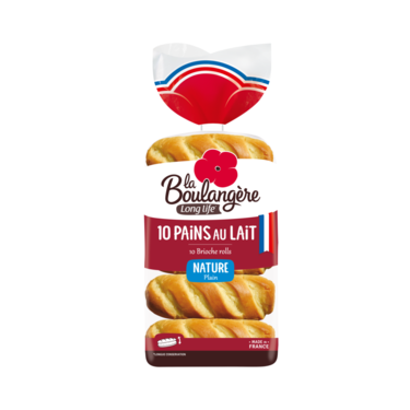 10 Pains au Lait Nature La Boulangère  350g
