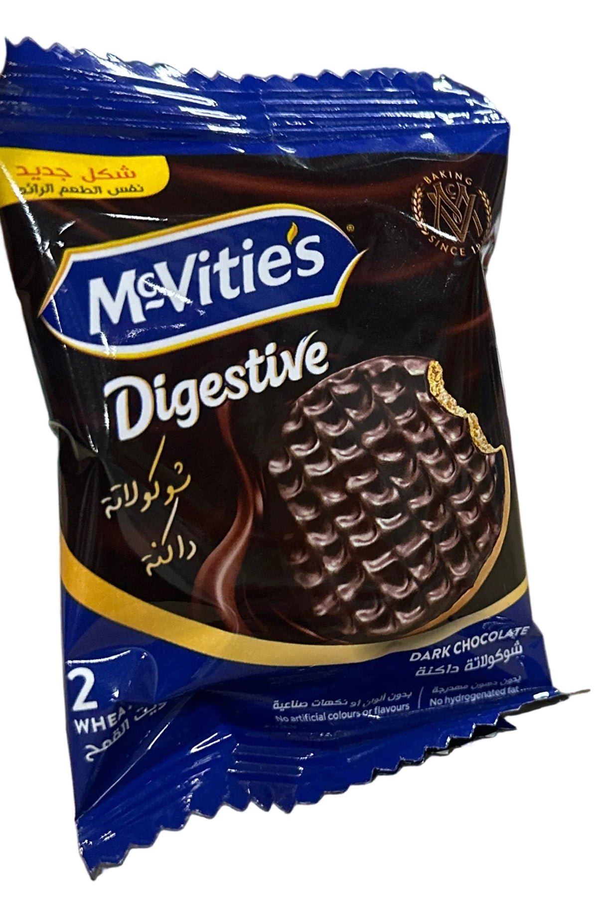 2 McVities Dark Chocolate Digestive Biscuits 33g