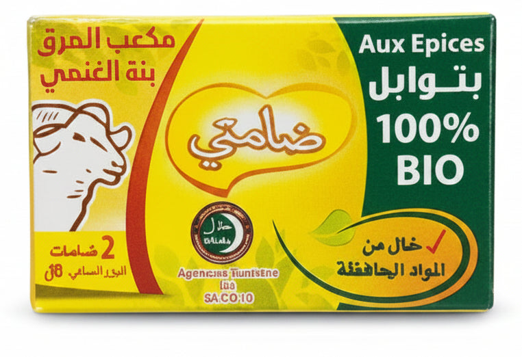 2 Cubes – Lamb Flavored Seasoning Damti Lamb Broth 19G