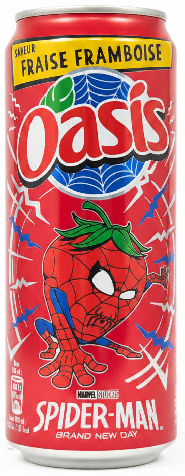 Oasis Strawberry Raspberry Red Fruit Flavoured Fruit Drink 33Cl